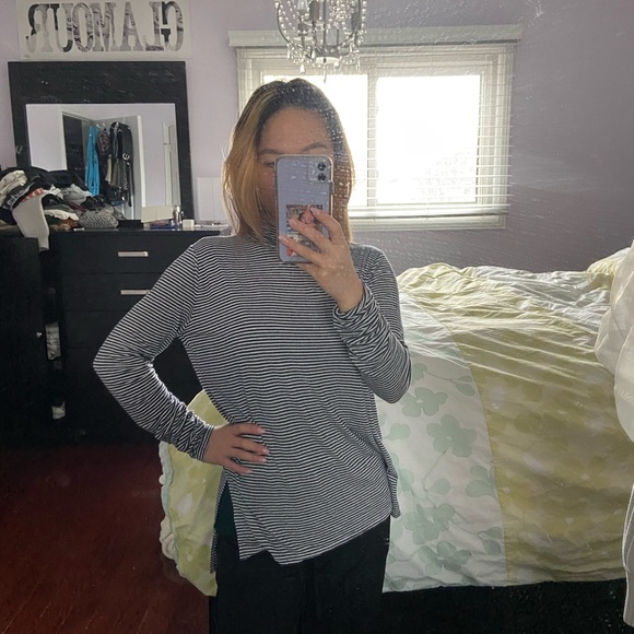 Xs Abercrombie & Fitch Striped Turtleneck Sweater - Picture 1 of 5